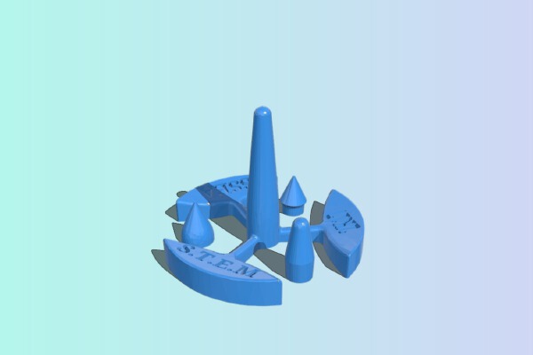 Orbital Spinning top for Stem | 3d print model