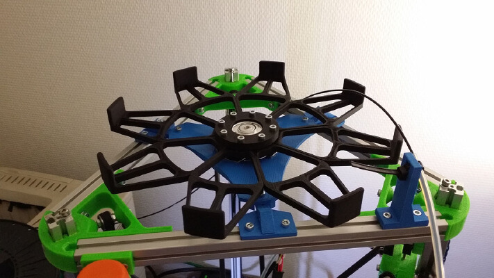 Kossel spool support for top mount holder | 3d print model