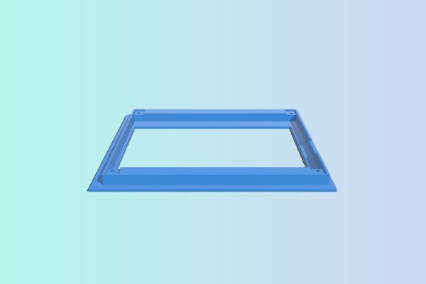 LANDZO 7 Inch Touch Screen Case for Raspberry Pi | 3d print model