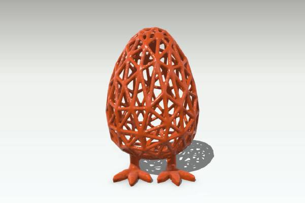 Wireframe Easter Egg | 3d print model