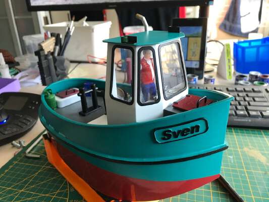 Mini RC Tug boat ship schiff boot | 3d print model