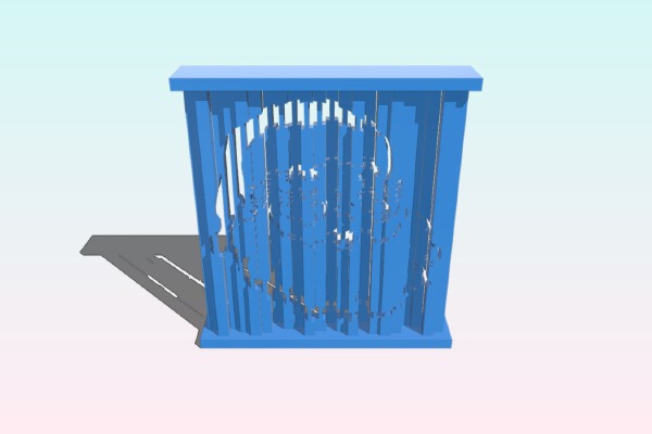 Pillar image of santa | 3d print model