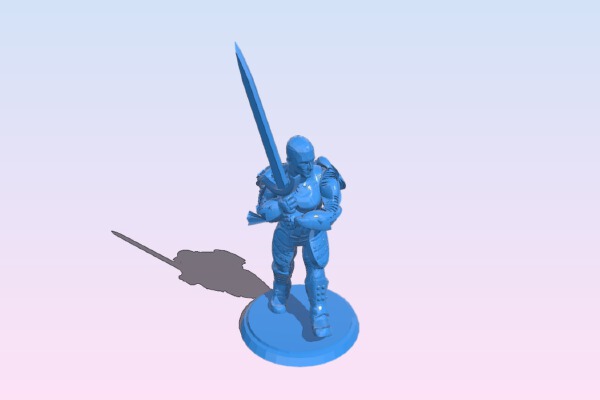 Soldier Token - Magic: the Gathering - 10th Edition | 3d print model