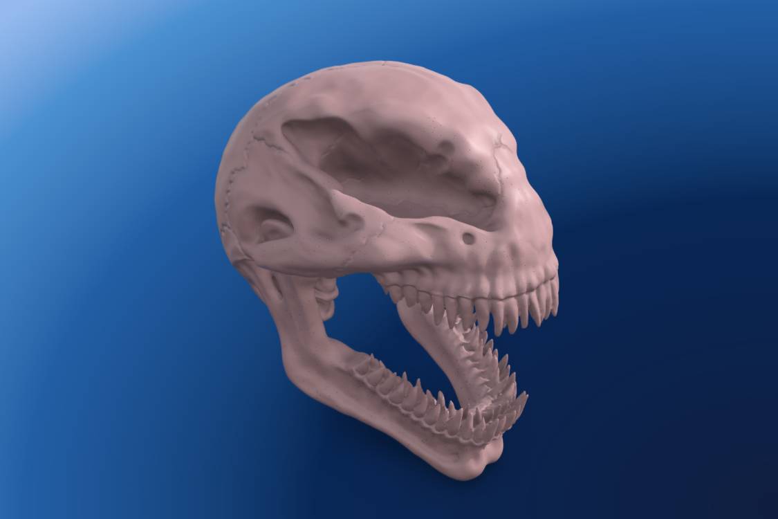 Venom Skull | 3d print model
