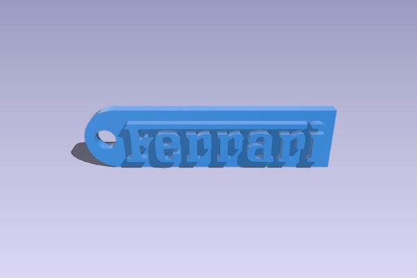 Ferrari Keychain | 3d print model