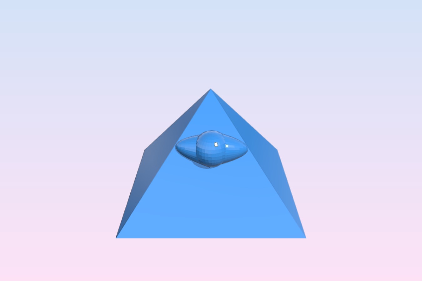 Pyramid with the Mythical Eye