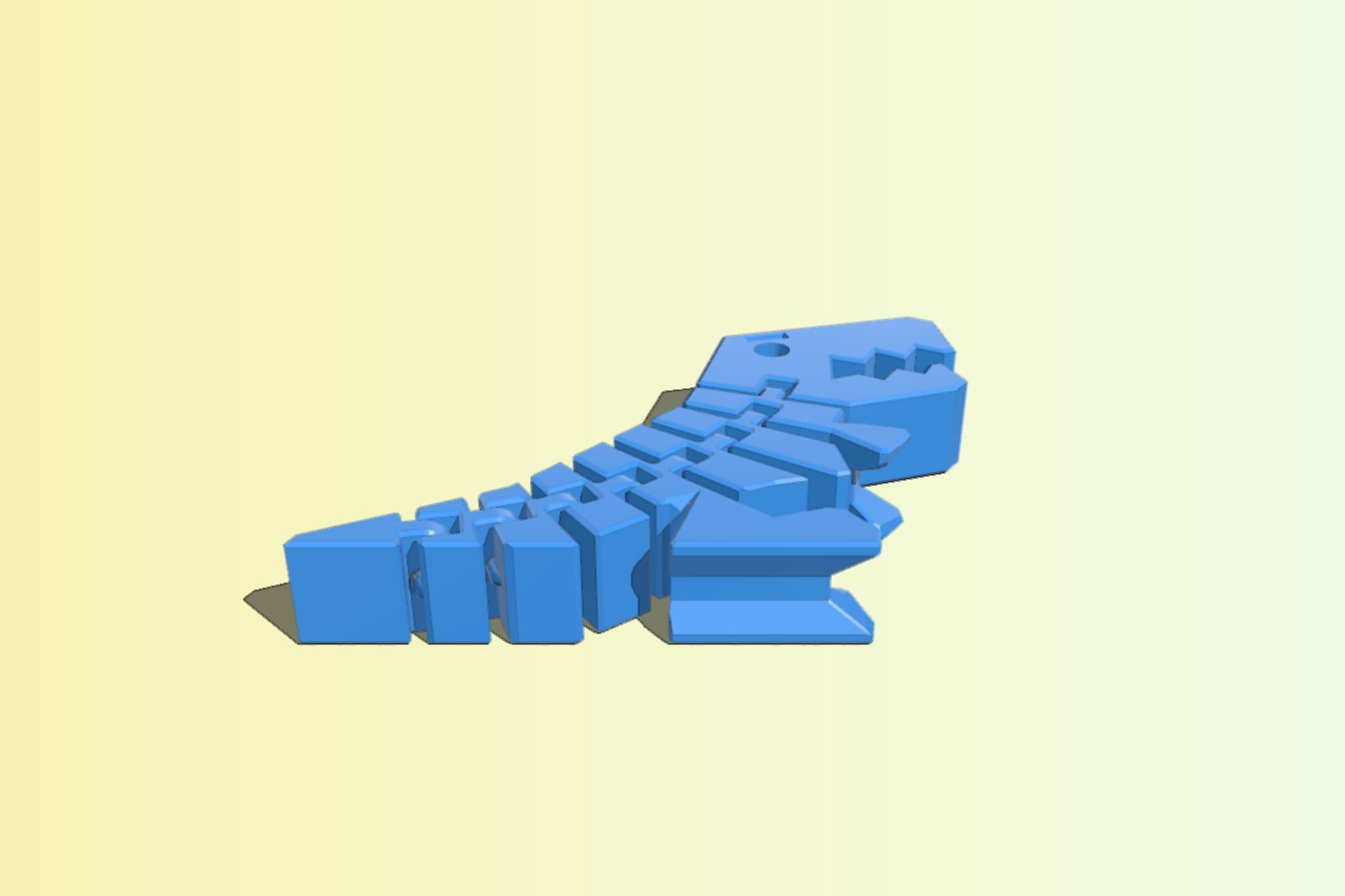 Flexi Rex mini keychain
