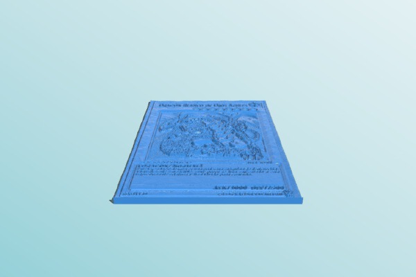 Litografia Yugioh blue eyes español | 3d print model