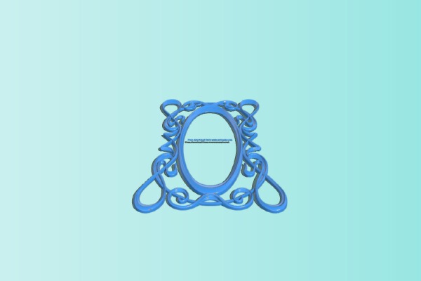 Mirror frame pattern | 3d print model