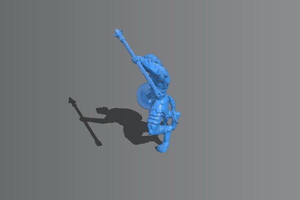 Hyenas Warrior B0012593 3d model file for 3d printer | 3d print model