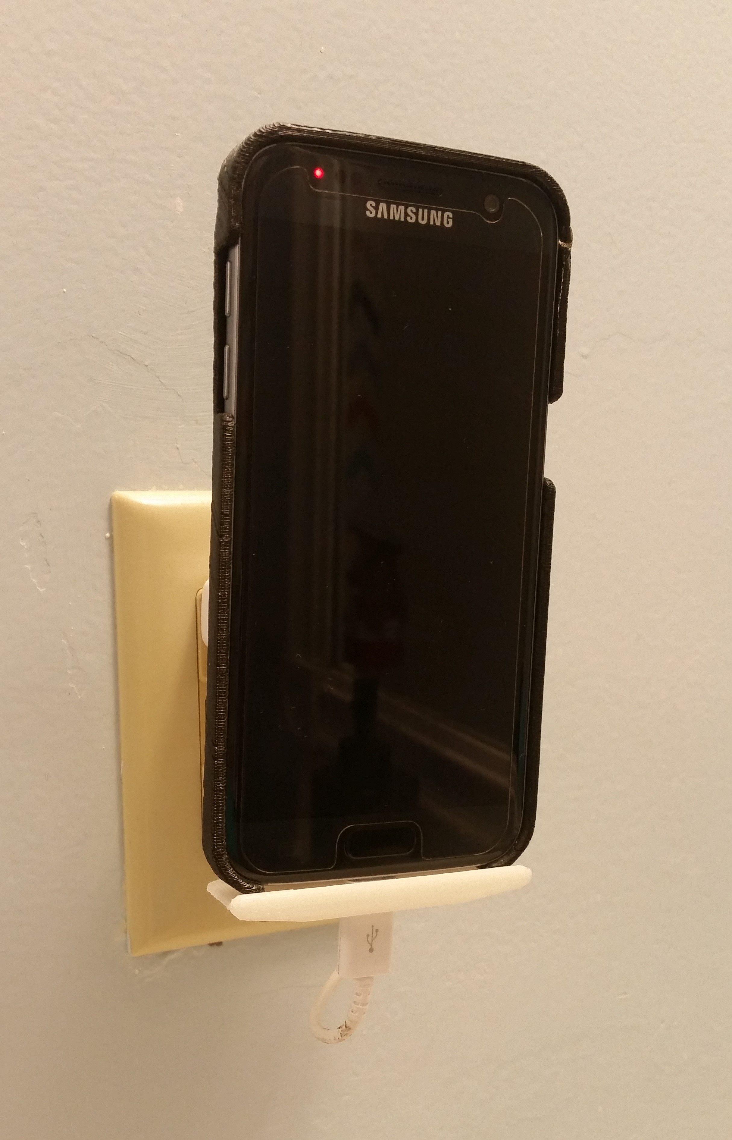 Phone and Cable Holder for Samsung Charger