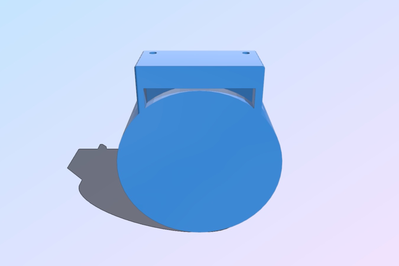 CO2 bottle holder