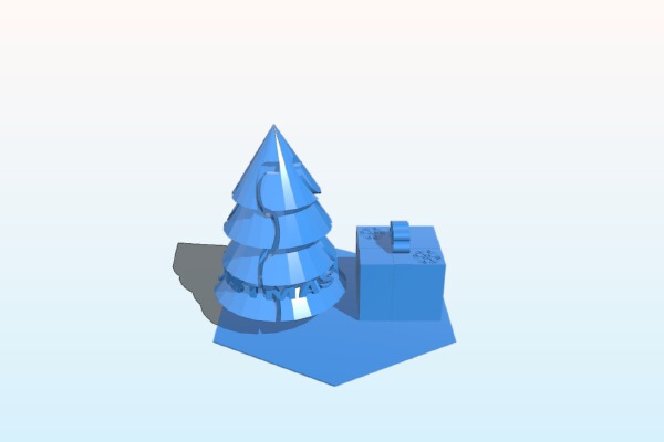 The Merry Winter Tree | 3d print model