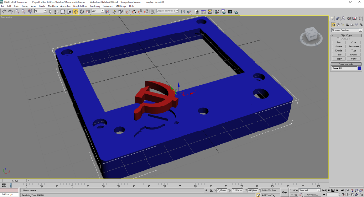 RepRapDiscount Full Graphic Smart Controller Case - MadeIn USSR Edition | 3d print model