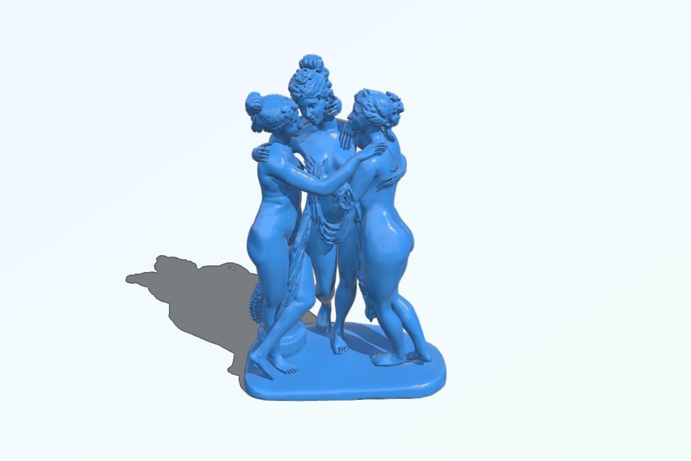 The three Graces at the Hermitage Museum, Russia