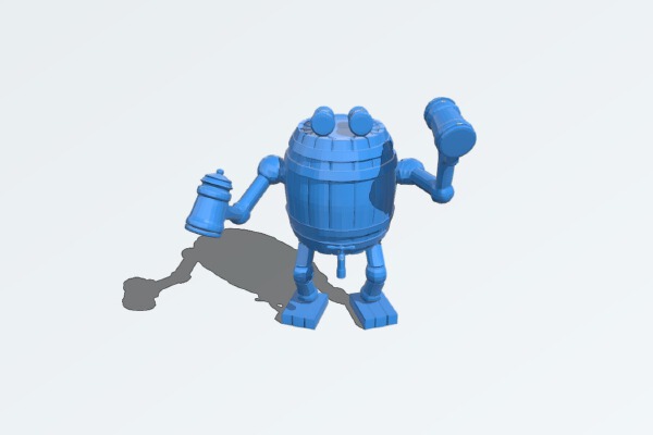 Beer barrel golem | 3d print model