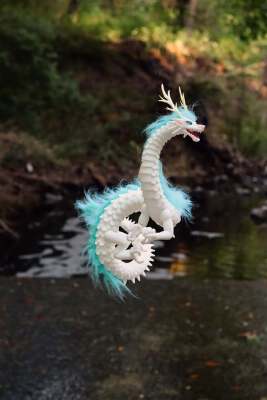  Lung Oriental Dragon hollow body version | 3d print model