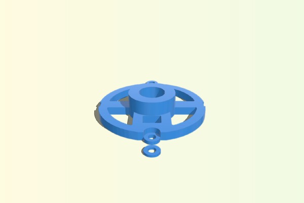 Ryobi Router R1631K Template Guide | 3d print model