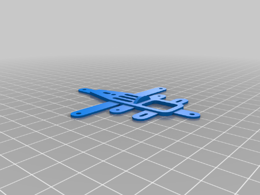 Flat Toothpick Whoop Canopy + Accessories | 3d print model