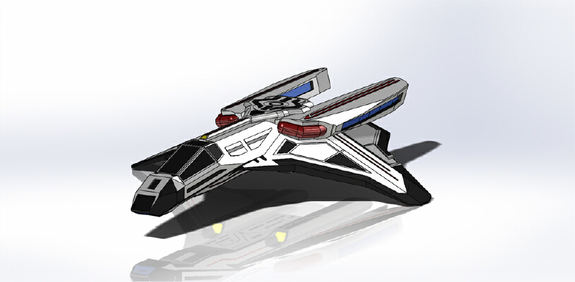 Gryphon Federation Warp Fighter | 3d print model