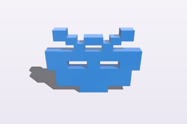 Space Invader 20Points | 3d print model