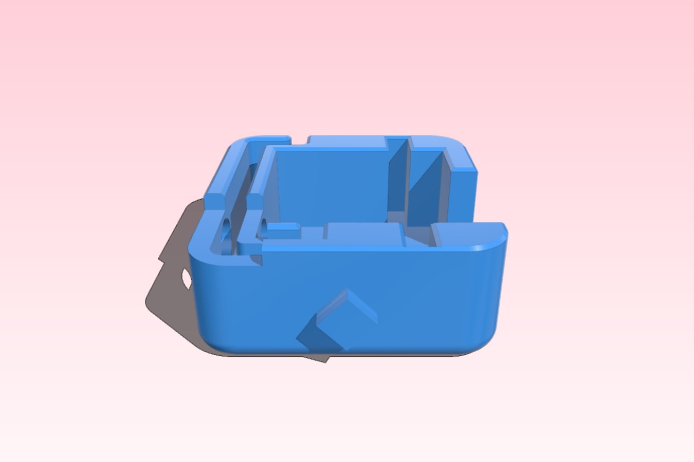 SMARSD Quad Servo Case with extended mountpoints