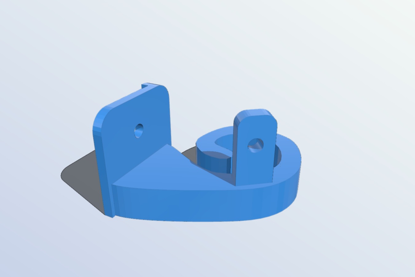UP3D Filament guide with feather holder