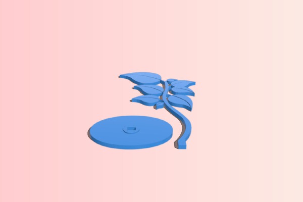 Aquarium water plant decoration. | 3d print model