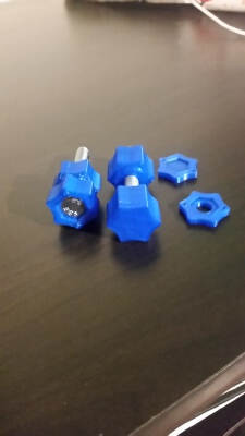 Cap_knob for M8 13mm nut and bolt | 3d print model