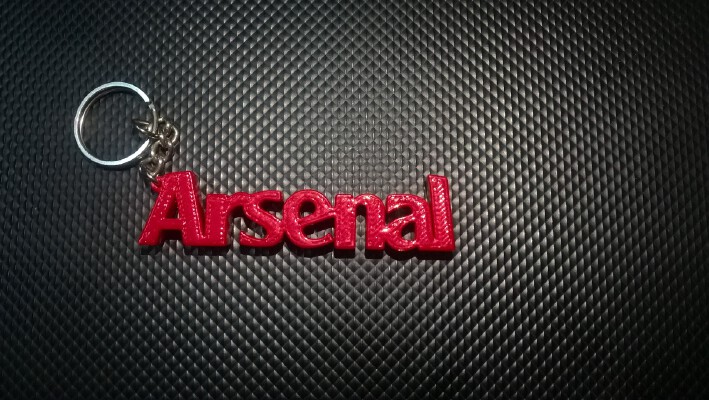 Arsenal Keychain | 3d print model