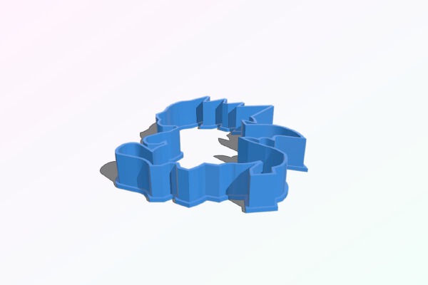 Chibi Baby Dragon Cookie Cutter | 3d print model