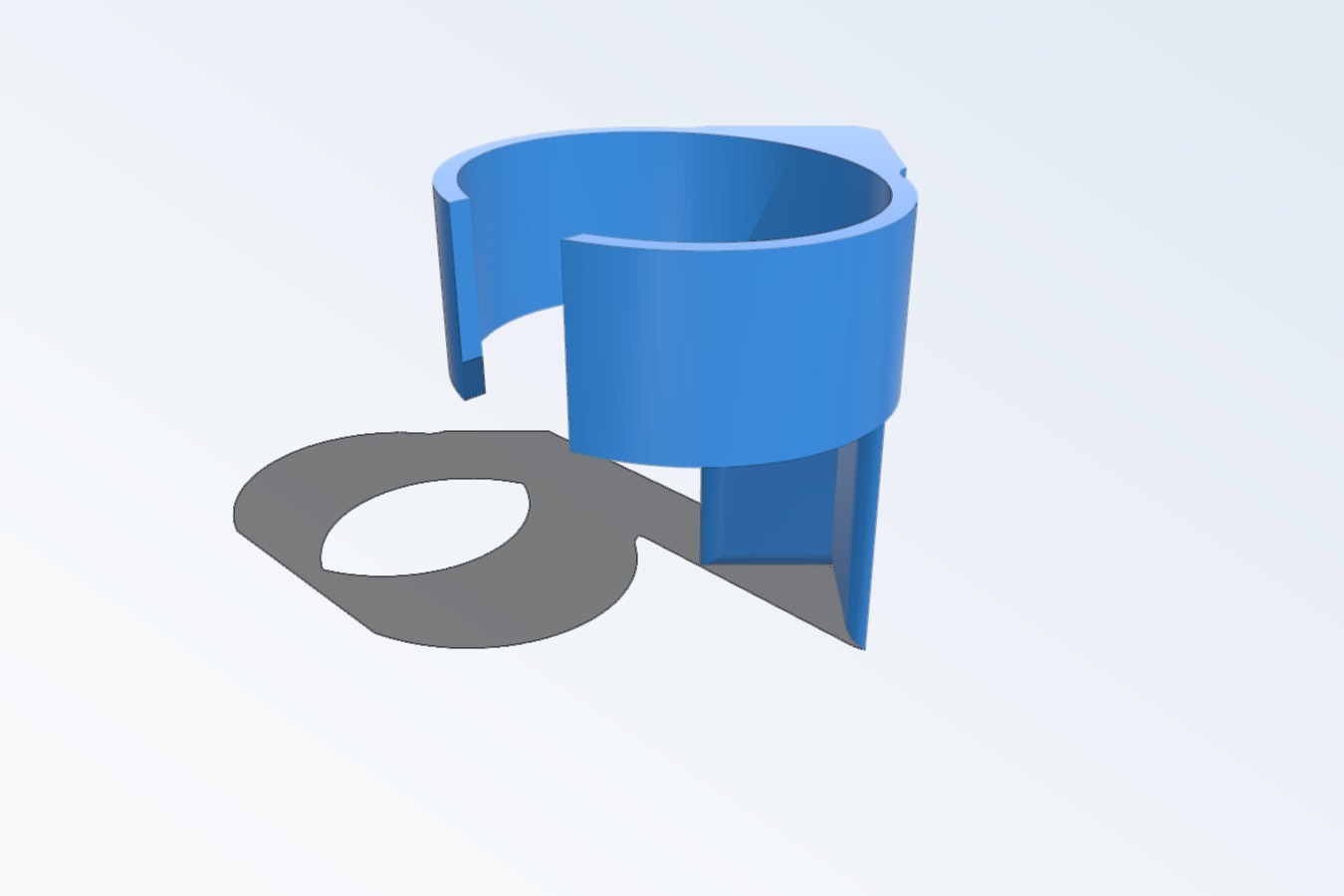 Corner-Mounted Shaver Holder