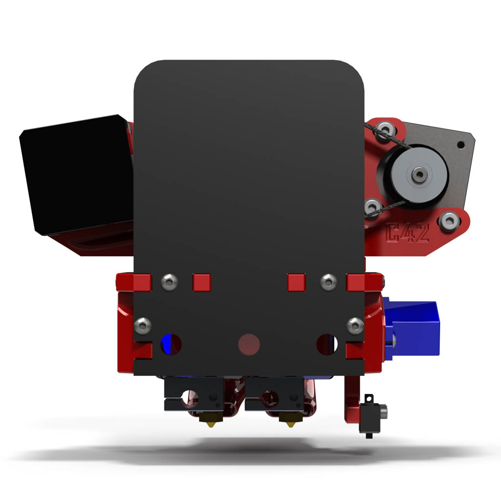 Itty Bitty Double FLEX V2 Extruder (With mount for MakerFarm Printers)