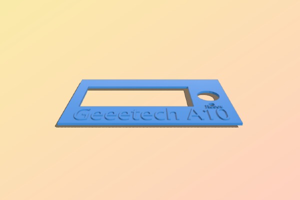 Geeetech A10 Motherboard upgrade | 3d print model