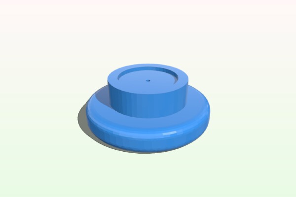 Garbage Bag Holder Knob | 3d print model