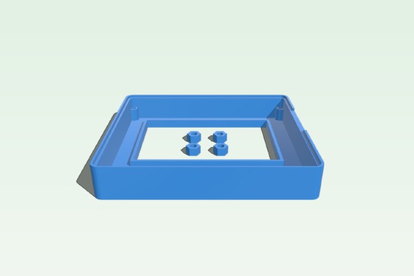Taller Top-shell for Full Graphic Display Case | 3d print model