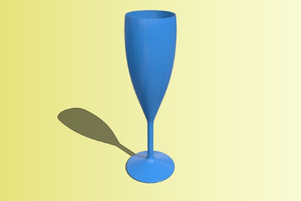 Champagne Glass | 3d print model