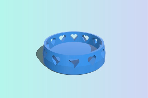 Valentine's Day Coaster | 3d print model