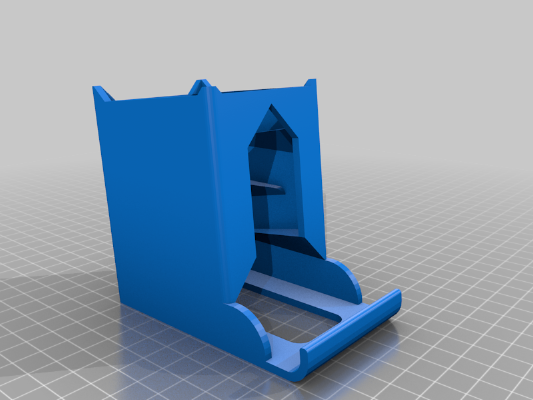 Pegboard AA Battery holder - (Remix of  SmithRC_Woodlake's) | 3d print model