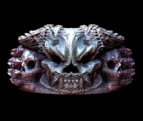 Demon Ring _ Demon Bracelet | 3d print model