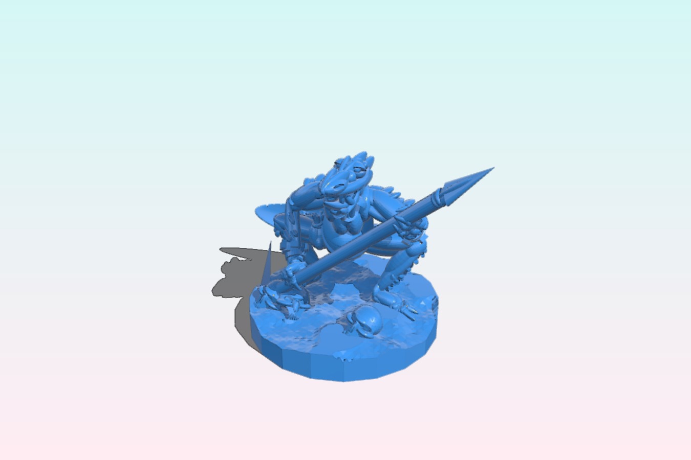 lizardman-spear
