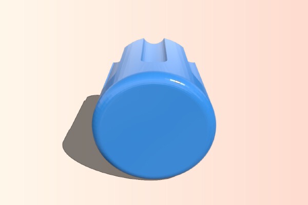 Revolver Cylinder Pencil Holder | 3d print model