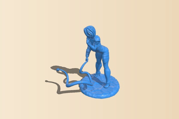 Beauty warrior | 3d print model