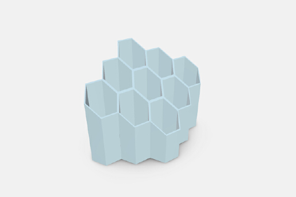 Honeycomb desk organizer | 3d print model