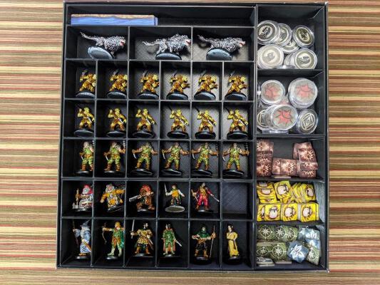 Lord of the Rings Journeys in Middle Earth & Expansions Organizer (FFG) | 3d print model