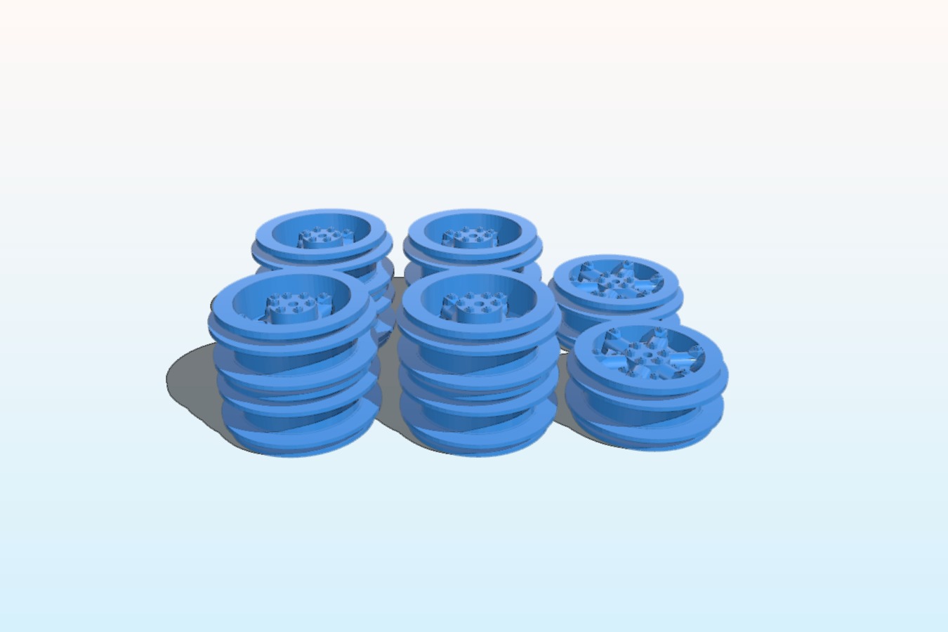WPL Spider Semi Truck Wheels