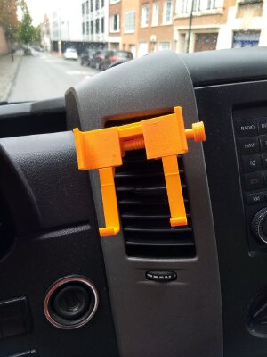 Reprint of adjustable car phone holder | 3d print model