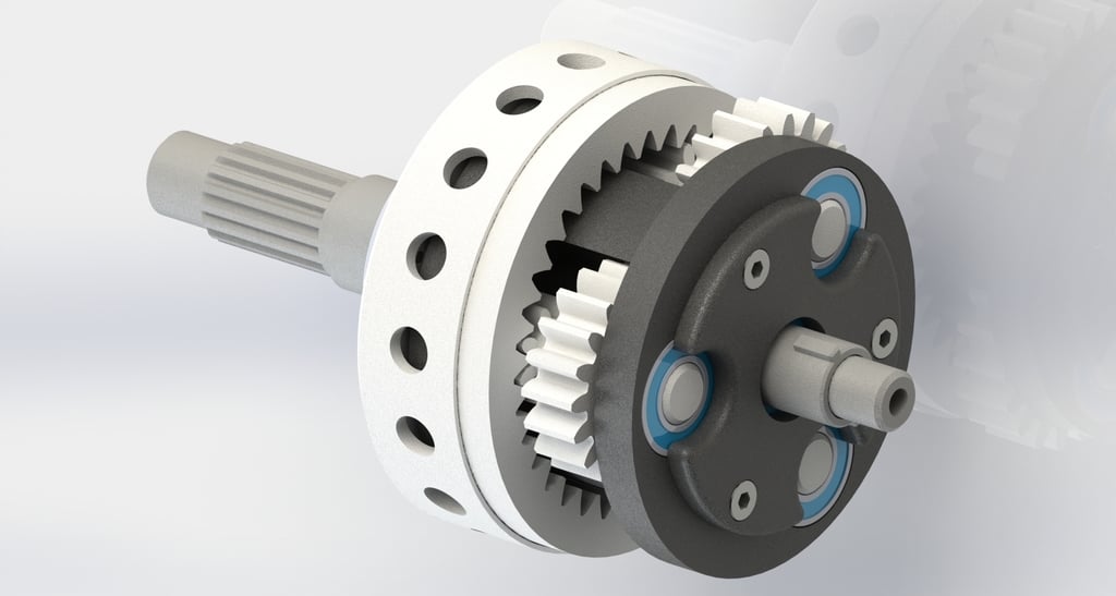 Planetary gearbox for Konchan77 turboprop