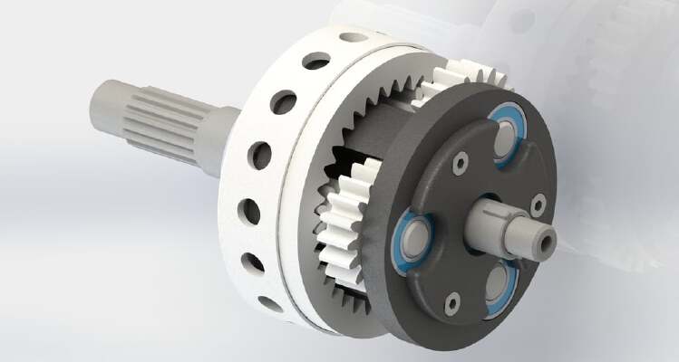 Planetary gearbox for Konchan77 turboprop | 3d print model