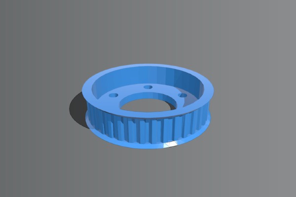 T5 pulley for disk hub | 3d print model